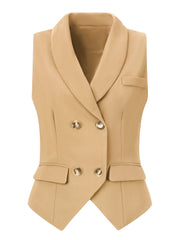 Waistcoat Lapel Collar Dressy Versatile Racerback Suit Vest