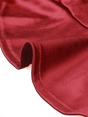 Satin Open Front Long Sleeves Cropped Bolero Shrug