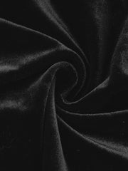 3/4 Sleeve Velvet Open Front Cropped Bolero Shrug