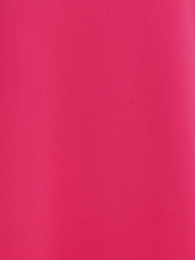 Notch Neck Pocketed 3/4 Sleeve Solid A-Line Work Dress