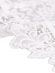 Floral Lace Evening 3/4 Sleeves Formal Elegant Bolero Shrugs