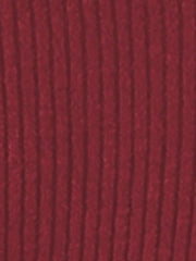 Stretchy Puff Long Sleeve Ruffle Hem Knit Midi Sweater Dress