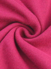 Round Neck Solid Color Sleeveless A-Line Work Midi Dress