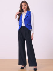 Waistcoat Lapel Collar Dressy Versatile Racerback Suit Vest