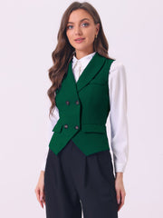 Waistcoat Lapel Collar Dressy Versatile Racerback Suit Vest