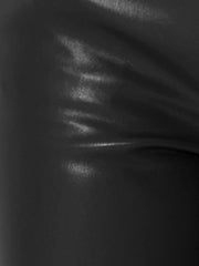 Faux Leather Pants High Waist Straight Leg Casual PU Punk Trousers