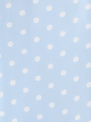Polka Dot Peter Pan Collar Rockabilly Puff Short Sleeve Shirt