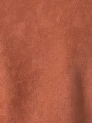 Faux Suede Jacket Open Front Lapel Draped Outwear Cardigan