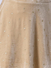 Stars Velvet High Waist Mini Pinafore Overall Suspender Skirt