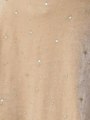 Stars Velvet High Waist Mini Pinafore Overall Suspender Skirt