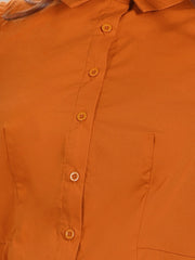 Sleeveless Collared Business Work Button Down Leotard Shirt Bodysuit