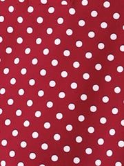 Polka Dots Print V Neck Short Sleeve Elegant Work Office Tops