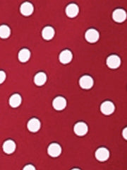 Polka Dots Print V Neck Short Sleeve Elegant Work Office Tops