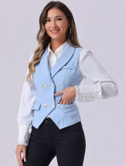 Waistcoat Lapel Collar Dressy Versatile Racerback Suit Vest