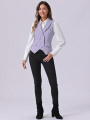 Waistcoat Lapel Collar Dressy Versatile Racerback Suit Vest
