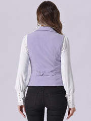 Waistcoat Lapel Collar Dressy Versatile Racerback Suit Vest