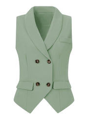 Waistcoat Lapel Collar Dressy Versatile Racerback Suit Vest