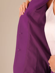 2pc Business Collarless Blazer and Pencil Skirt Suit Sets