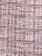Tweed Plaid Boat Neck Sleeveless Midi Sheath Dress