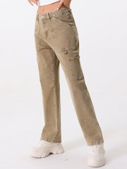 High Waist Baggy Y2K Street Casual Cargo Pants