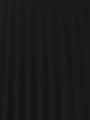 Sleeveless Pleated Crew Neck A-Line Midi Dress