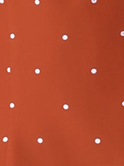 Peter Pan Collar Vintage Polka Dots Short Sleeves Blouse