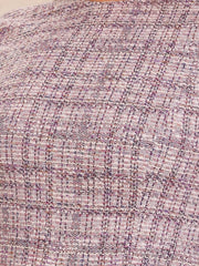 Tweed Crew Neck Cap Sleeve Midi Sheath Dress