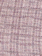 Tweed Crew Neck Cap Sleeve Midi Sheath Dress