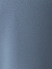 Notch Neck Pocketed 3/4 Sleeve Solid A-Line Work Dress