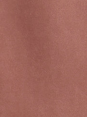 Faux Suede Notched Cuff Solid Double Breasted Tie Belt Trench Coat