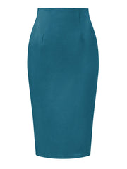 Elegant Pencil High Wasit Split Hem Work Bodycon Business Skirt