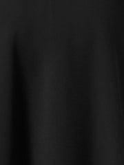 Belted V Neck Cap Sleeve Flowy A-line Midi Dress
