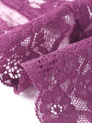 Elegant Sheer Floral Lace Crop Cardigan Bolero Shrug
