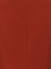 3/4 Sleeve Notch Neck Slim Fit Work Pencil Midi Dress