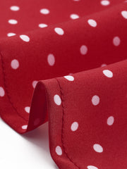Short Sleeve Casual Cherry Print Notched Lapel Collar Shirt Blouse