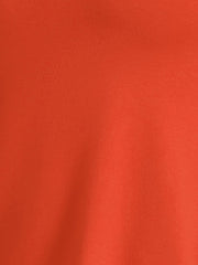 3/4 Sleeve Round Neck Button Decor Casual Stretchy Tunic Tops