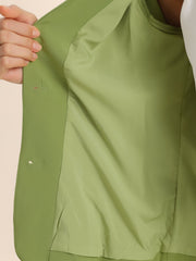 2pc Business Collarless Blazer and Pencil Skirt Suit Sets
