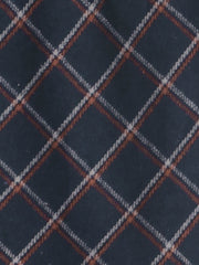 Vintage Plaid Tartan Elastic Waist Knee Length A-Line Skirt