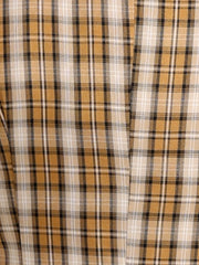 Plaid Waistcoat Notched Lapel Collar Single Breasted Vintage Vest