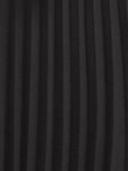 Crew Neck Sleeveless Tie Waist A-Line Pleated Dress