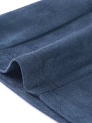 Faux Suede Wide Leg Casual Business Flared Bell Pants