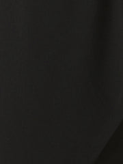 Ruched Puff Short Sleeve Work Sheath Midi Dress