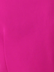 Notched Lapel Ruched Sleeve Business Cropped Jacket Blazer