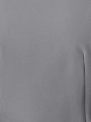 Notched Lapel Ruched Sleeve Business Cropped Jacket Blazer