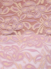 See Through Long Sleeve Turtleneck Sheer Floral Lace Blouse
