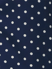 Polka Dot Peter Pan Collar Rockabilly Puff Short Sleeve Shirt