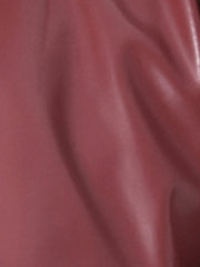 PU Bolero Open Front Leather Cropped Long Sleeve Cardigan