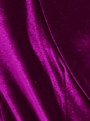 Solid Shawl Collar Single Button Velvet Blazer