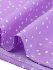 Peter Pan Collar Vintage Polka Dots Short Sleeves Blouse