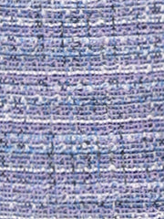 Plaid Tweed Round Neck Cap Sleeve A-Line Vintage Pleated Dress